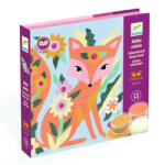 DJECO Atelier creativ cu nisip fluorescent Animale luminoase, Djeco (BO-DJ08680)