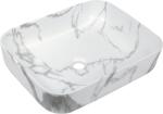 INVENA Florina 51 cm matt white marble (CE-40-706-C)