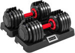 SPORTNOW Set de gantere reglabile 48 kg, 10 în 1, cu sistem Quick-Dial | Aosom Romania (A91-507V03BK)