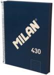 MILAN jegyzetfüzet, A4, 120 lap, vonalas, Kék