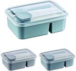 Hobby Life Uzsonnás doboz rekeszekkel 920ml, evőeszközzel és mártásos dobozzal 40ml 69284 (HOB021183)