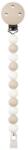 Nattou Clips din silicon pentru suzete Clay/White