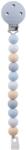 Nattou Clips din silicon pentru suzete Multicolors Blue