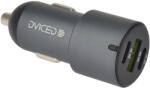 Dviced Incarcator auto Dviced, 60 W, 1 x USB-A, 2 x USB-C, gri (DV250003)