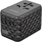 Dviced Adaptor universal de calatorie Dviced, 65 W, GaN, negru (DV240001)