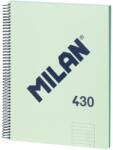 MILAN jegyzetfüzet, A4, 80 lap, vonalas, Zöld