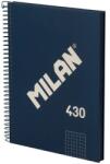 MILAN jegyzetfüzet, A5, 80 lap, matematika, Kék