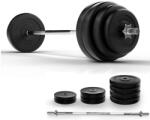 Physionics Set de haltere cu greutăți 165 cm, 60 kg (LAN-60KG)