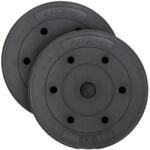 MAXXIVA Set discuri haltere 2x5 kg, ciment, plastic, Ø 30/31 mm (ZFF38003)