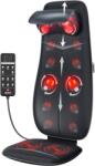 RENPHO Perna de masaj Shiatsu RENPHO Neck & Back Massage Cushion - S-, 48W, 4 zone, 3 niveluri, Incalzire pana la 45°C, Reglabila, Telecomanda, Negru (PEU-RF-BM076-BK) Aparat de masaj
