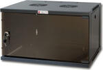 TECHLY 19'' Wall Network Rack 9U Depth 600 Black Assembled I-CASE ER-1009B60 (54486)