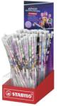 STABILO Grafitceruza STABILO K-pop mintás radíros HB 80 darabos display (4930/80-1)