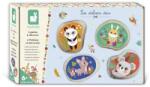 Janod Atelier Set creativ Midi Pictură pe pietre Animale (J09030)
