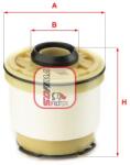 SOFIMA filtru combustibil SOFIMA S 6102 NE (S 6102 NE) - automobilus