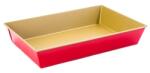 Chomik Formă de copt cu suprafață antiaderentă 36x24, 5x6cm auriu-roșu 69221 (SNB3504)