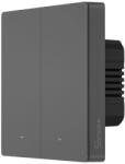 Sonoff Întrerupător de perete inteligent Sonoff M5-2C-86M 2 Canale cu conexiune Wi-Fi, gri (6920075743722)