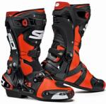 SIDI REX motoros csizma fluo piros-fekete