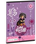 Ars Una Ars Una: Cute Animals - Puppy tacskós 2. osztályos vonalas füzet A/5 (53593696) - innotechshop - 250 Ft