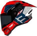MT Helmets Cască integrală pentru motocicletă MT KRE 2 PLUS Danish 26 Season B5 roșu-albastru (MT1379E17C51)