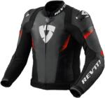 Revit Geaca de piele pentru motociclete Revit Control negru-rosu fluo (REFJL139-1270)