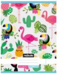Nebulo Nebulo: Flamingo és Tukán sima füzet A4 80-32 (SI-LD-A4-12347629)