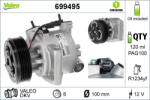 VALEO 699495 - Compresor, climatizare - Compresor AC DACIA DUSTER. LOGAN II. LOGAN MCV II. SANDERO II. RENAULT DUSTER 1.2 - 1.5D 02.12 - - VALEO-699495 (VALEO699495)