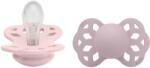 BIBS Infinity szimmetrikus szilikon cumi 2db - 1-es méret Változat: Blossom / Dusky Lilac
