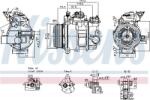 NISSENS 890793 - Compresor, climatizare - COMPRESOR A-C - compatibil Ford - NISSENS-890793 (NISSENS890793)
