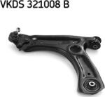 SKF VKDS 321008 B - Brat, suspensie roata - BRAT SUSPENSIE ROATA - compatibil Audi. Seat - SKF-VKDS 321008 B (SKFVKDS321008B)