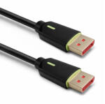 Qoltec DisplayPort v2.1 férfi kábel | DisplayPort v2.1 férfi | 8K | 80G | 0.5m (52738)