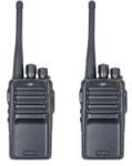 PNI Statie radio Kit 2 statii radio portabile PNI PMR R15 0.5W, 16 canale programabile, 16 PMR si tonuri 50 CTCSS si 104 DCS, ASQ, TOT, monitor, programabila, acumulator 1200mAh (PNI-R15-2) Statii radio