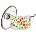 Schmitter Oală sticlă borosilicată Schmitter 2.5 L, cu capac, 20 cm
