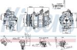 NISSENS 890754 - Compresor, climatizare - NISSENS-890754 (NISSENS890754)