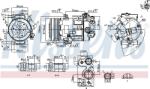 NISSENS 890420 - Compresor, climatizare - NISSENS-890420 (NISSENS890420)