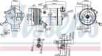 NISSENS 890667 - Compresor, climatizare - NISSENS-890667 (NISSENS890667)