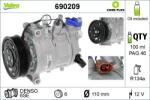 VALEO 690209 - Compresor, climatizare - Compresor AC AUDI A3. A4 ALLROAD B8. A4 ALLROAD B9. A4 B8. A4 B9. A5. A6 ALLROAD C7. A6 C7. A7. Q2. Q3. Q5. Q7. Q8. CUPRA ATECA. - VALEO-690209 (VALEO690209)