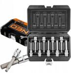 NEO TOOLS Neo Készlet hatszögletű bitfejekhez 100mm 9 db. Koffer 08-706 (08-706)