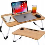 RETOO Összecsukható Laptop Asztal Számítógép Tablet Ágy Állvány Fa (O644-1)