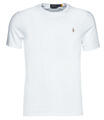 Ralph Lauren Rövid ujjú pólók TESTHEZ ÁLLÓ PIMA PAMUT T-SHIRT Fehér EU XL