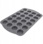 ORION Muffin forma 24 muffinhoz Ganit Szürke Tömör Orion 42 x 26 x 2, 5 cm (120029)