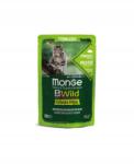 Monge Bwild Buste Gf Sterilised vaddisznó 85g nedves macskaeledel (8009470012805)