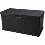 IPAE Kerti Láda Fekete 340L, 118 x 59 x 57 CM Párna Kiegészítők (42990300)