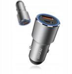 Dudao Autós töltő Dudao Usb-a QC3.0 Usb-c Pd 22, 5 W alumínium (4902494690711)