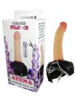 Boss Series Atena Loveclonex 6, 5'- Realisztikus Strap-On vibrációval, Boss Series (2100013)