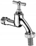 SCHELL 1/2" merítőszelep pillangógombbal matt króm 034050399 (034050399)