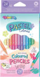 Colorino Színes ceruza 12db kétvégű, 24 különböző pasztell szín (87737PTR)