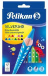 Pelikan Silverino Színes ceruza vastag, 12 db háromszögletű (700627)