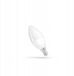 Spectrum Led gyertya izzó E14 8W, természetes fehér 4000K, 730lm, tejfehér C35 Spectrum (35687)