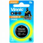 Vinnic Lítium akkumulátor Vinnic CR3032 3V gombos eredeti bliszter 1 db (CR3032)