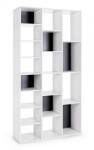 Bizzotto Biblioteca mdf alb gri Arctic 91x29.8x178.3 cm (19898) Biblioteca